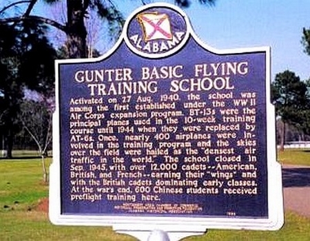 CFPNA: Gunter Field (Al) - Plaque commémorative.