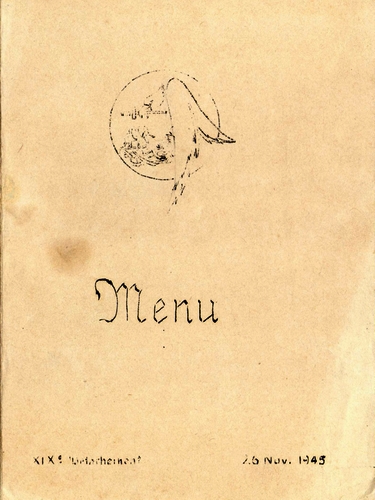 CFPNA: Menu du19&egrave;me D&eacute;tachement.