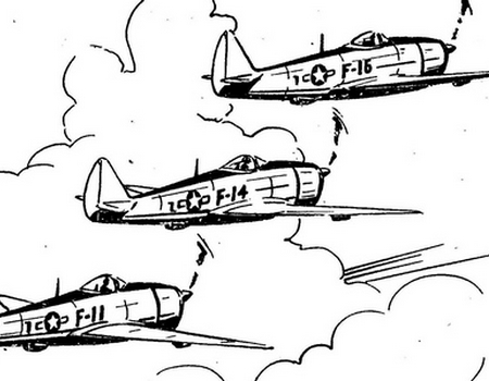 CFPNA : Patrouille P-47 - J. NOETINGER.