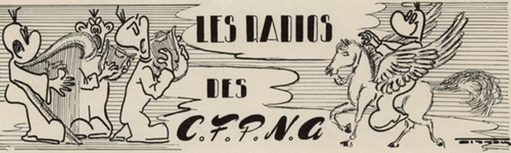 Les Radios des CFPNA - sept 1945 - Coll° SHAA.
